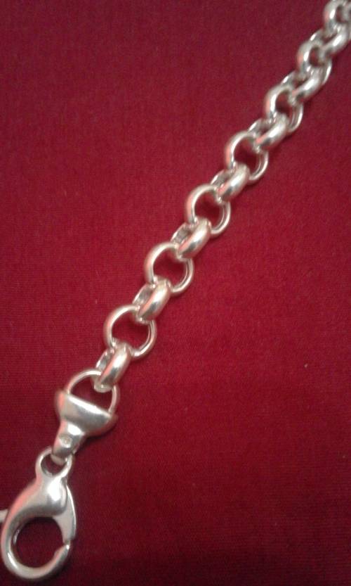 Genuine sterling Silver Italian Belcher Neckchain